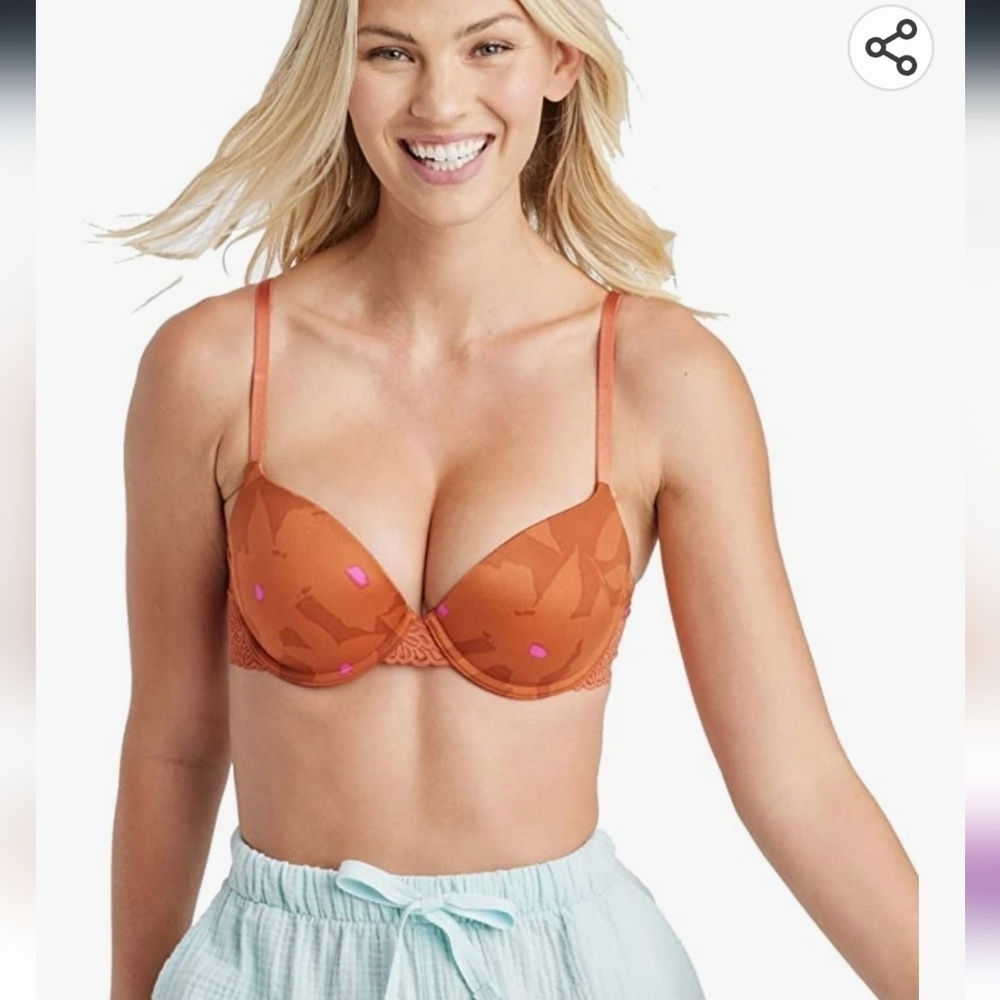 Women's Orange Bra